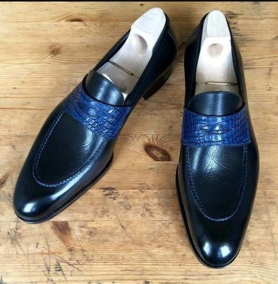 black moccasins loafers