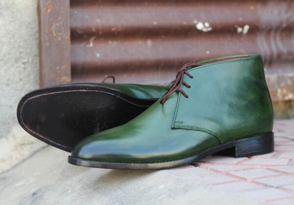 green chukka boots