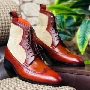 Handmade Leather Brown Boots