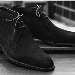 Black Suede Chukka Boots