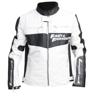 Fast and Furious 7 Vin Diesel Genuine Leather Biker Jacket for Men