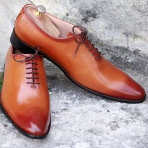Wholecut Oxford Shoes for Mens Brown Shoes