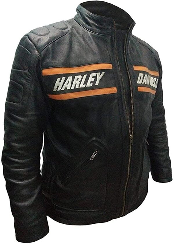Harley Davidson Jacket for Men Black Motorcycle Jacket