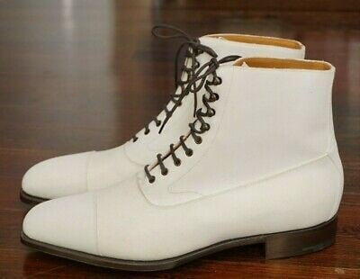 White Dress Boots for Men