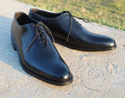 Wholecut Oxford Black Shoes for Men Dress Shoes
