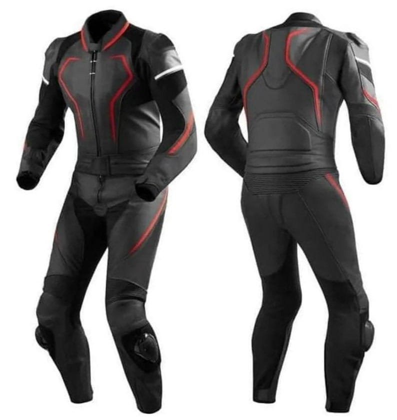 Women's Black Cat Ladies Armour Motorcycle Leather Suit – Two Piece, Cowhide, CE Approved