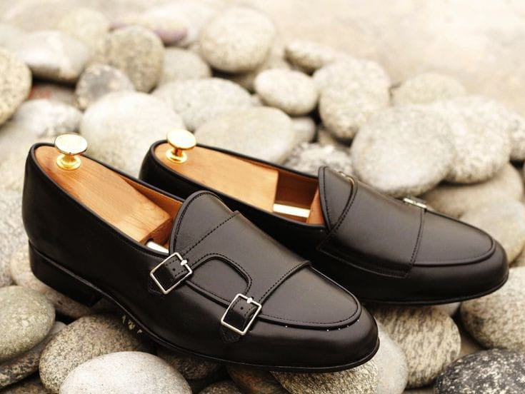 stylish mens black dress shoes